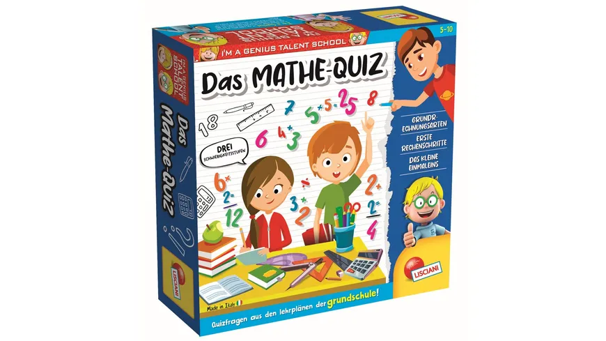 Liscianigiochi I m a genius talent babe Das Mathe Quiz online bestellen MÜLLER Österreich