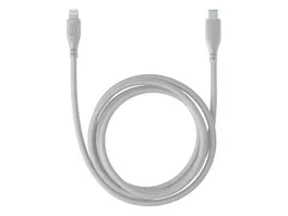 Cellularline Soft Data Cable USB Typ C Lightning 1 2m Gray