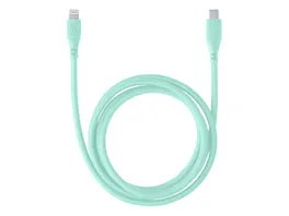 Cellularline Soft Data Cable USB Typ C Lightning 1 2m Green