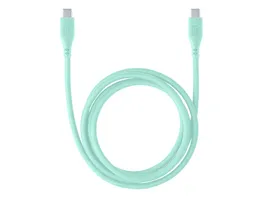 Cellularline Soft Data Cable USB Typ C Typ C 1 2m Green