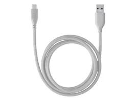 Cellularline Soft Data Cable USB A Typ C 1 2m Gray