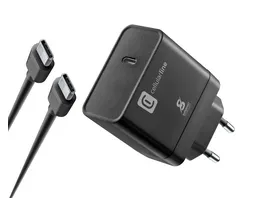 Cellularline USB C Super Fast Charger Kit fuer Samsung 45W Black