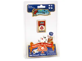 Worlds Smallest Playing Cards Mini Kartenspiel Echte Funktionen