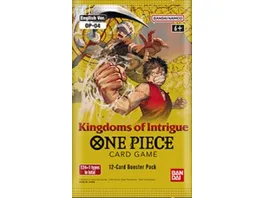 One Piece Card Game BOOSTER PACK Kingdoms of Intrigue OP 04