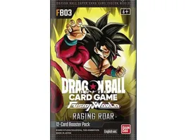 Dragon Ball Super Card Game Fusion World Booster Pack Raging Roar FB03