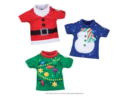 The Elf on the Shelf Claus Couture Christmas Shirts 3er Set