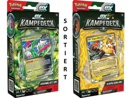 POKEMON Sammelkartenspiel EX Kampfdeck Oktober 2024 sortiert 1 Stueck