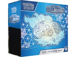 POKEMON Sammelkartenspiel Top Trainer Box Karmesin Purpur Stellarkrone