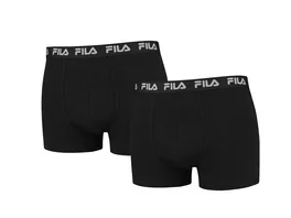 FILA Herren Unterhose Boxer Elastisch mit Logo 2er Pack