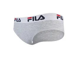 FILA Damen Unterhose Brief Regular Waist mit Logo