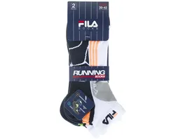 FILA Unisex Sportsocken Kurzsocken Running 2er Pack