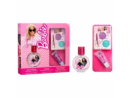 Barbie Eau de Toilette mit Kinderschminke Geschenkpackung