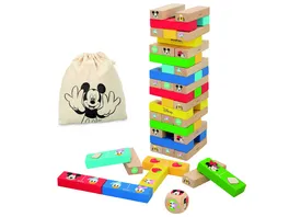 John 48731 Disney Holzturmbausteine und Domino 2in1