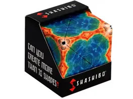 Shashibo Cube Geometrischer Magnetwuerfel magnetisches 3D Lernpuzzle EARTH 6 x 6 x 6 cm