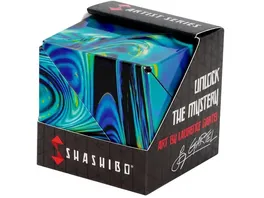 Shashibo Cube Geometrischer Magnetwuerfel magnetisches 3D Lernpuzzle MYSTIC OCEAN 6 x 6 x 6 cm