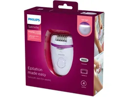 PHILIPS Satinelle Essential BRE275 00 Kompakter Epilierer mit Kabel