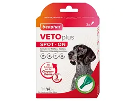 beaphar VETOplus Spot On Hunde von 15kg 30kg Insektenschutzmittel
