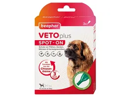 beaphar VETOplus Spot On Hunde ab 30kg Insektenschutzmittel