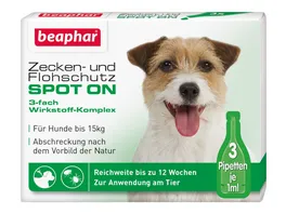beaphar VETOplus Spot On Hunde bis 15kg Insektenschutzmittel