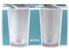 MEPAL Kunststoffglas Flow 275ml