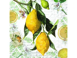 Ambiente Servietten Lemon 33x33cm