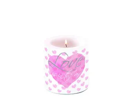 Kerze Love Letters H 35cm