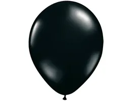 Folat Schwarzer Ballon 30 cm 10 Stueck