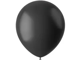 Folat Ballons Midnight Black Matt 33cm 10 Stueck