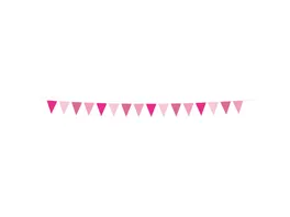 Folat Flaggenbanner Perfect Pink 6 Meter