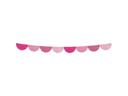 Folat Faechergirlande Perfect Pink 4 Meter