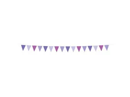 Folat Flaggenbanner Posh Purple 6 Meter