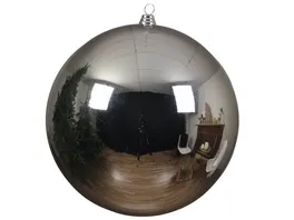 Decoris XL Kunststoff Weihnachtskugel 14cm