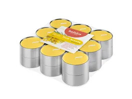 bolsius Duft Teelichte Alu 4 Stunden True Scents Mimose 18er Pack