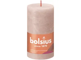 bolsius Rustikkerze Shine Naturwax 13 6 8cm