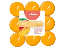 bolsius Duft Teelichte True Scents 4h 18er Pack