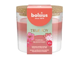 bolsius Duftglas mit Korkdeckel True Joy Floral Blessings