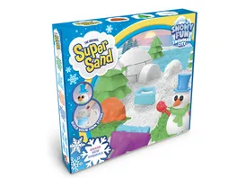 Goliath Toys Super Sand SNOWY FUN SNOWMAN CITY