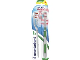 Mentadent Zahnbuerste Tecnic Duo soft