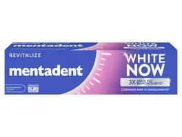 mentadent Zahnpasta White Now Revitalize