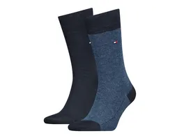 TOMMY HILFIGER Herren Socken Birdseye 2er Pack