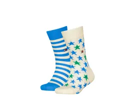 TOMMY HILFIGER Kinder Socken Stars And Stripes 2er Pack