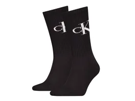 Calvin Klein Herren Socken Monogram 2er Pack