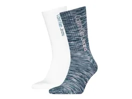 Calvin Klein Herren Socken Spacedye 2er Pack