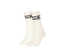 TOMMY HILFIGER Damen Socken Monogram 2er Pack