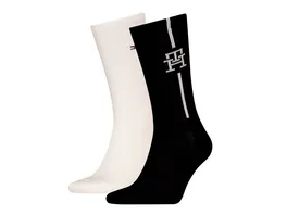 TOMMY HILFIGER Herren Socken Monogram 2er Pack