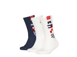 TOMMY HILFIGER Kinder Sport Socken 3er Pack