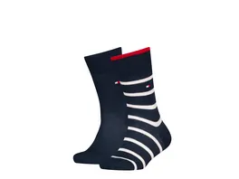 TOMMY HILFIGER Kinder Socken Breton Stripe 2er Pack