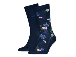 Levis Unisex Socken Reg Cut Flower 2er Pack