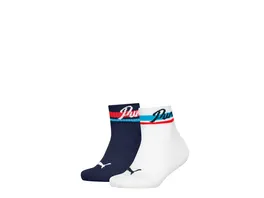 PUMA Kinder Socken Club House Quarter 2er Pack