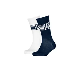 TOMMY HILFIGER Kinder Sport Socken Monogram 2er Pack